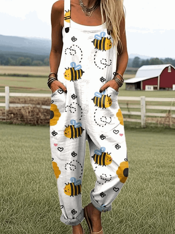 Madison Honeybee Happy Jumpsuit