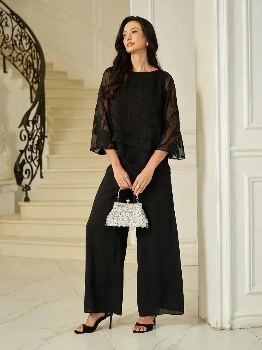 EB BLUSA FLORAL EN CAPAS™ | ELEGANTE SOFISTICADA Y LIGERA