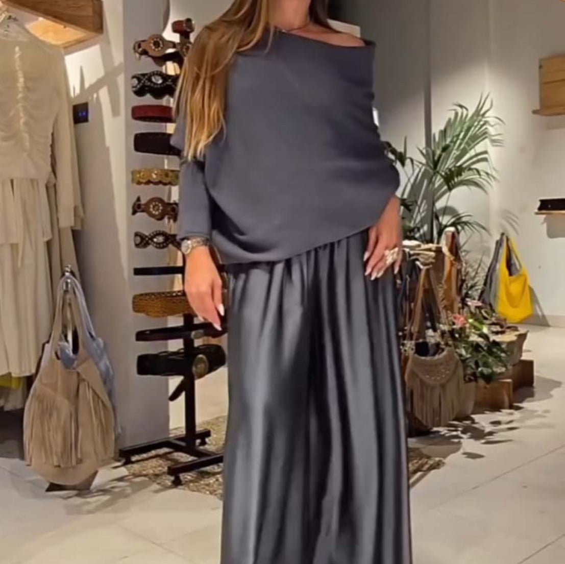 EB GALA™ | ELEGANTE TRAJE CON HOMBROS DESCUBIERTOS