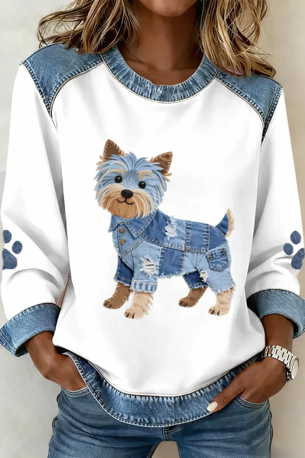 Felpa girocollo Carina™ by Isabella Sintoni