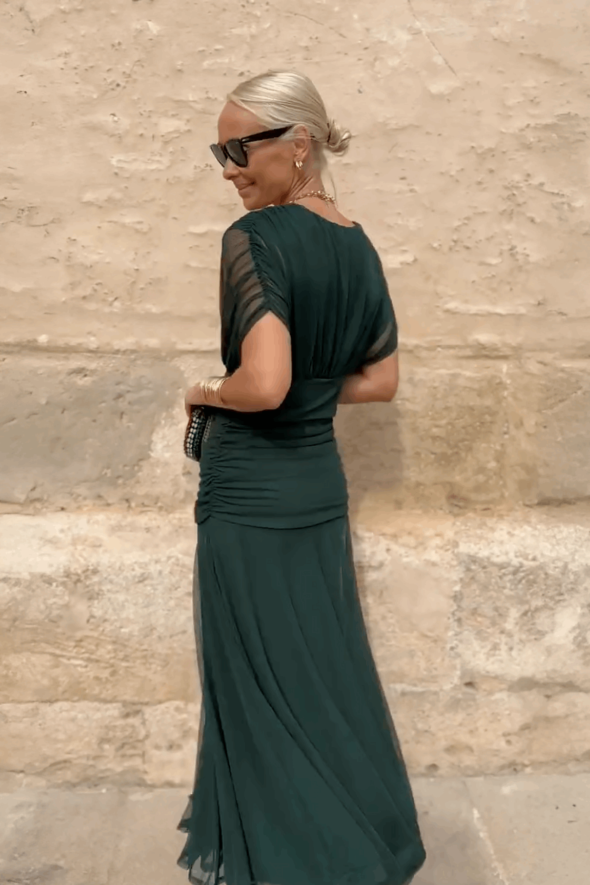 EB MARÍA | VESTIDO SOFISTICADO ESCOTE EN V