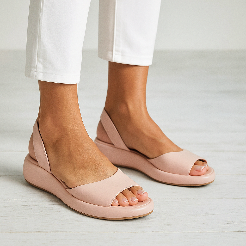 EB Calyra – Sandalias Minimalistas de Punta Abierta, Ligeras y Elegantes