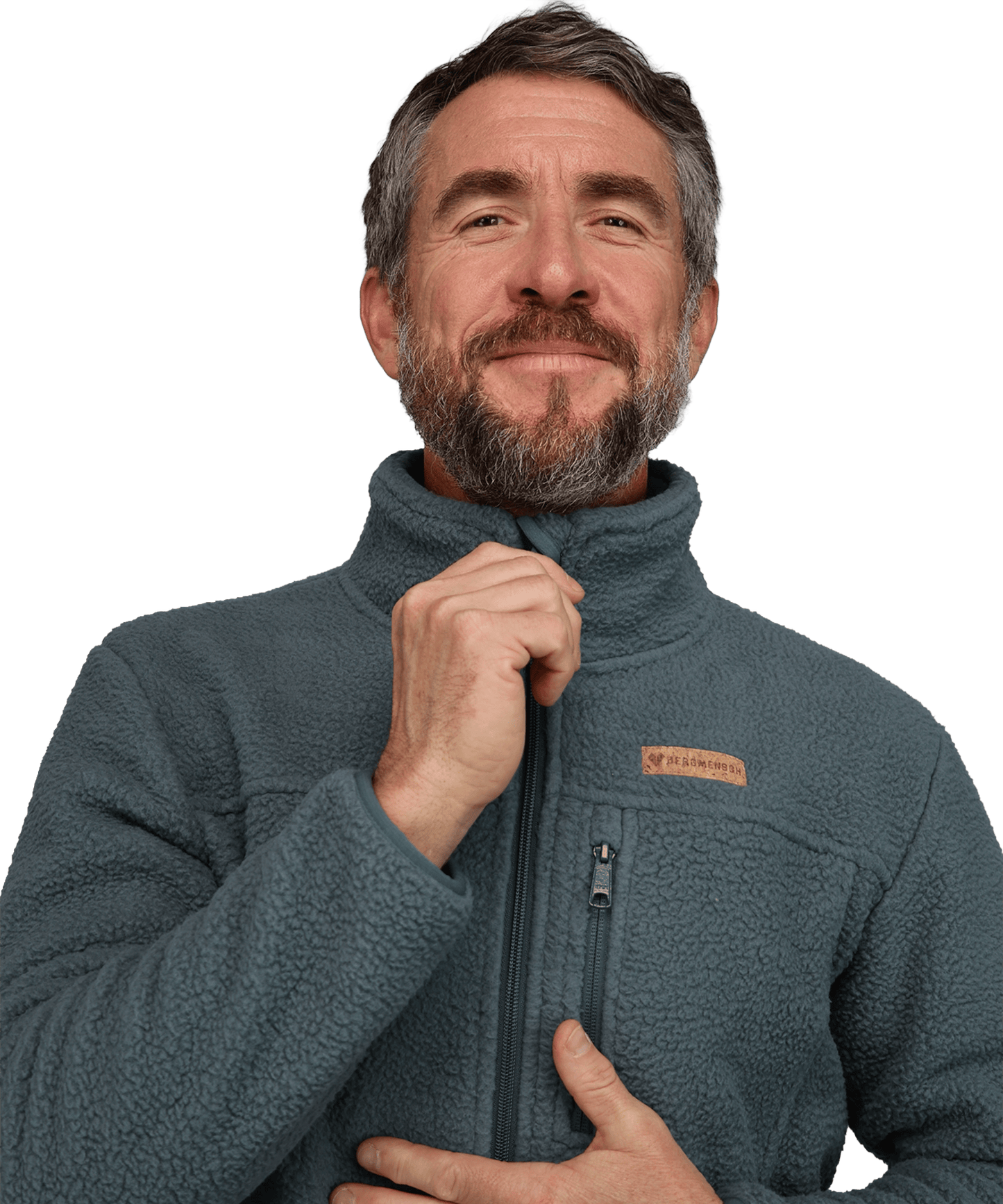 EB Chaqueta Sherpa Fleece para hombre.