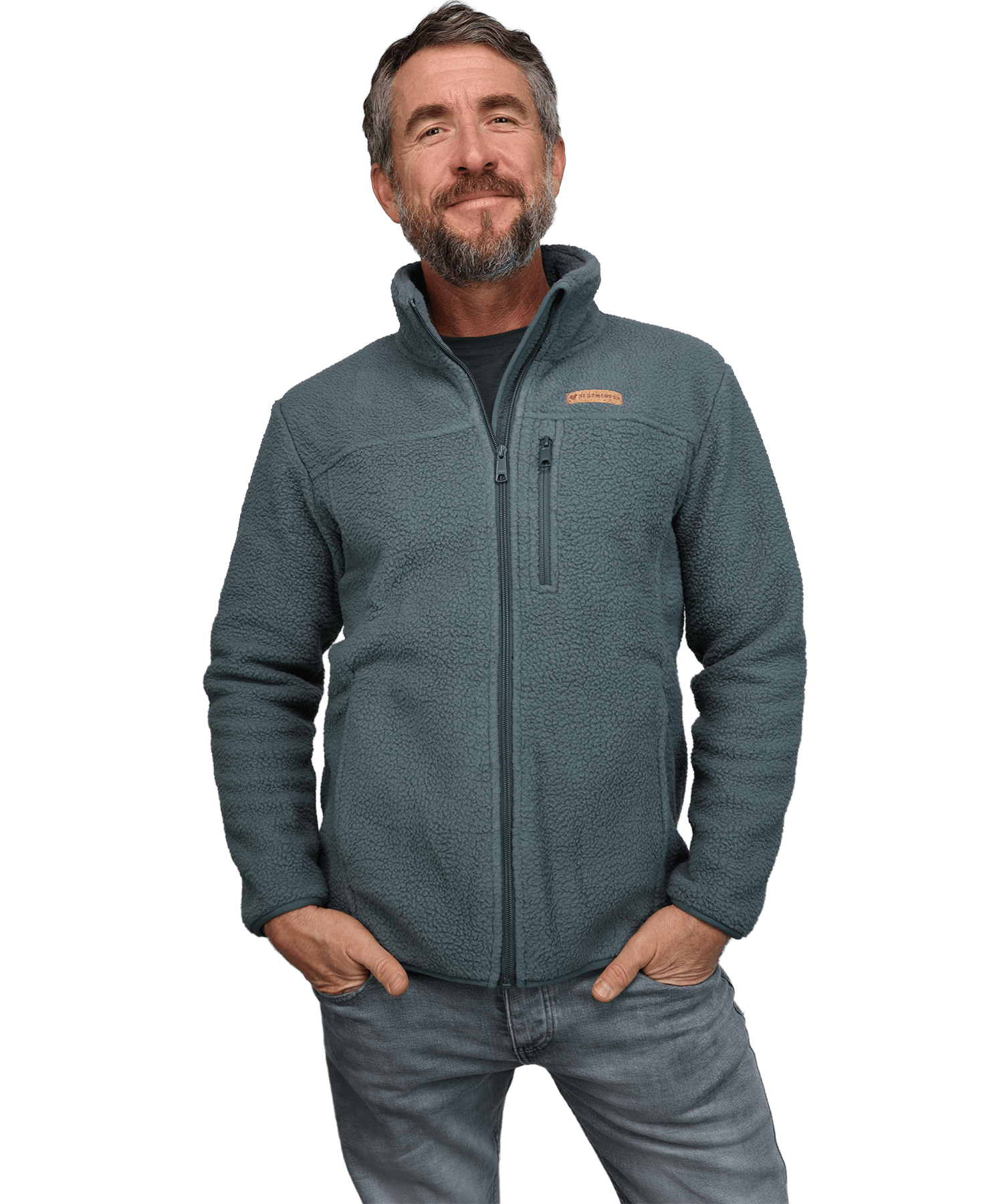 Chaqueta Sherpa Fleece para hombre.