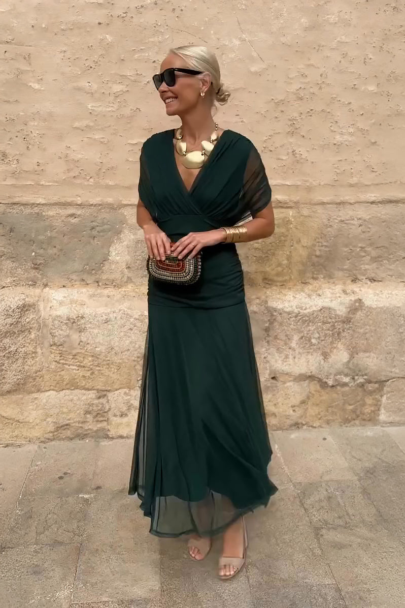 EB MARÍA | VESTIDO SOFISTICADO ESCOTE EN V
