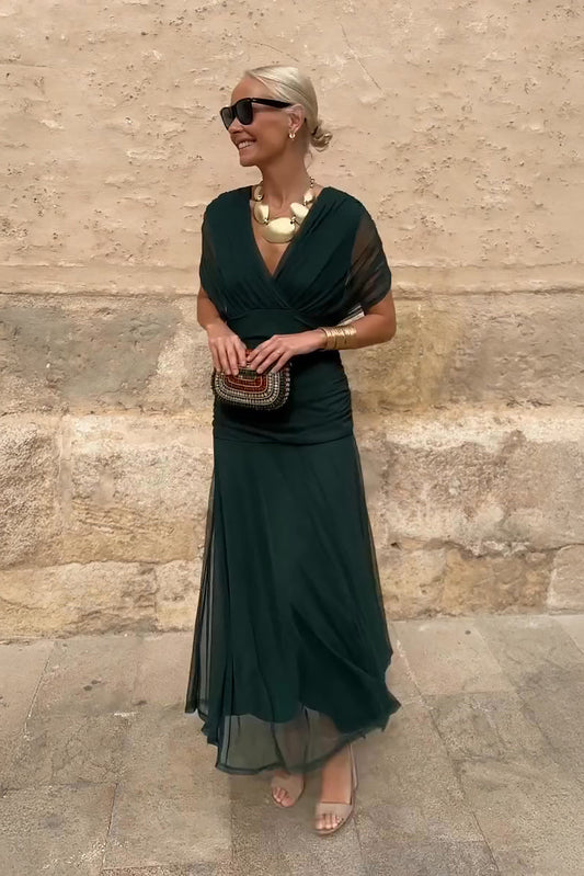 EB MARÍA | VESTIDO SOFISTICADO ESCOTE EN V