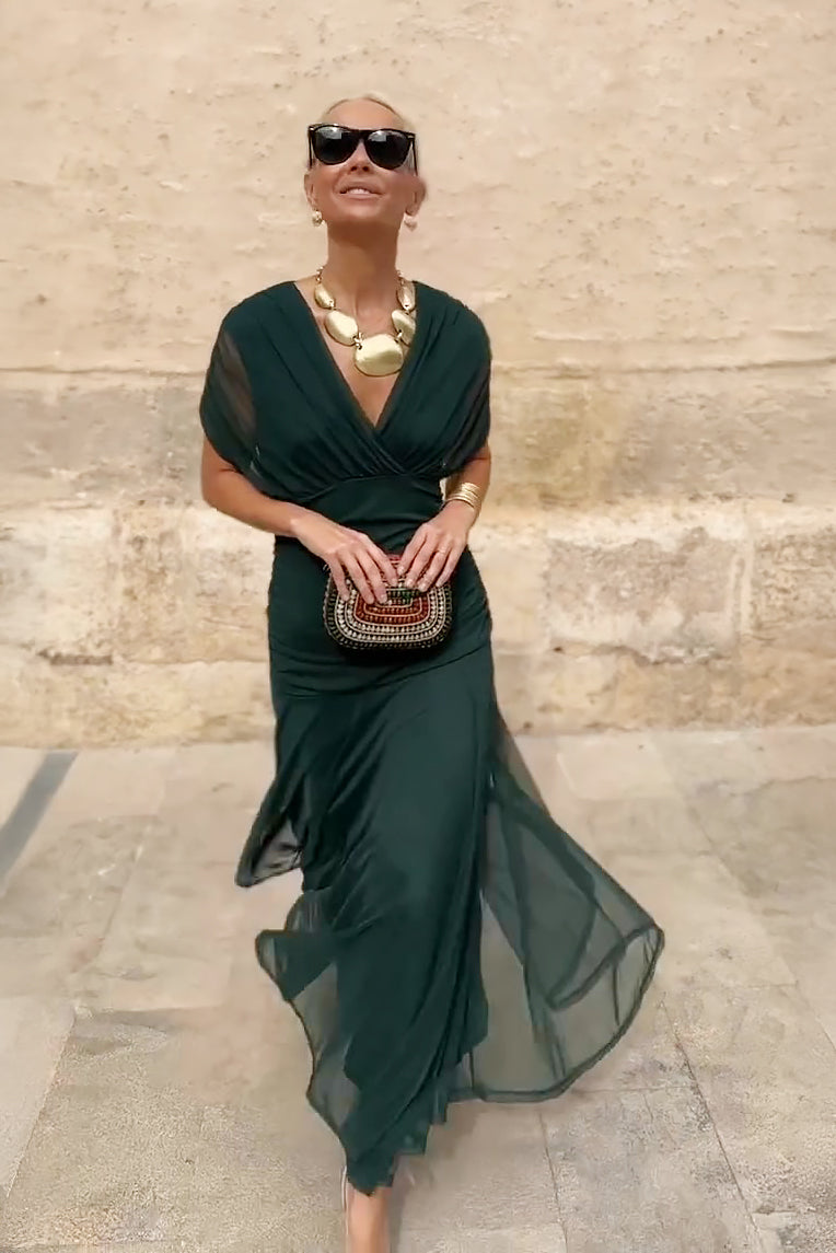 EB MARÍA | VESTIDO SOFISTICADO ESCOTE EN V