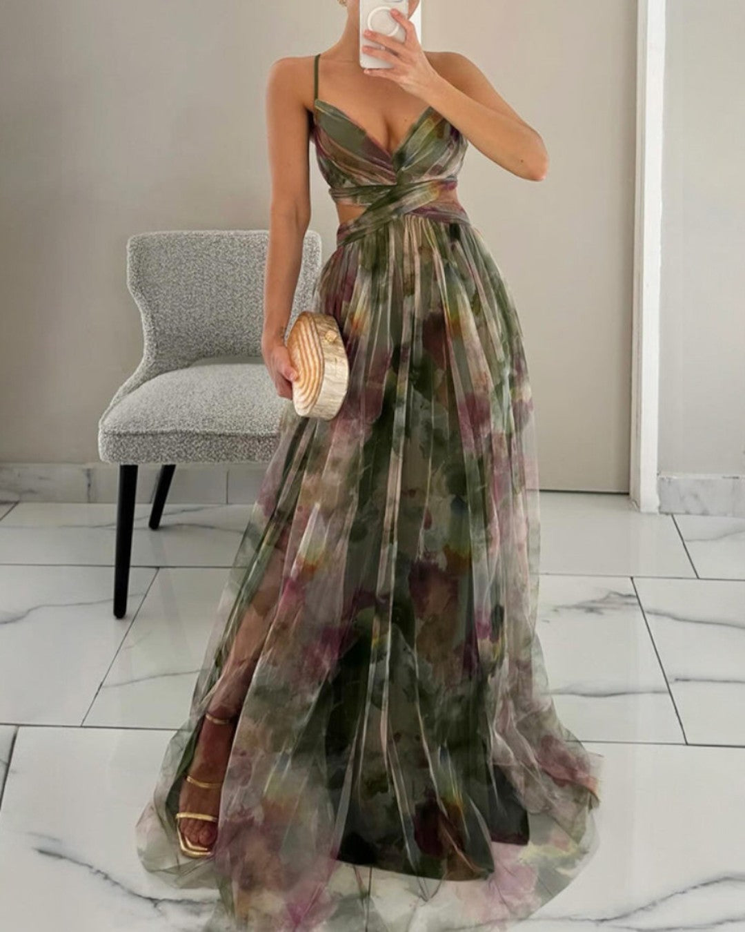 EB ALYSSA™ | Vestido Largo Floral — Estilo Refinado y Exclusivo