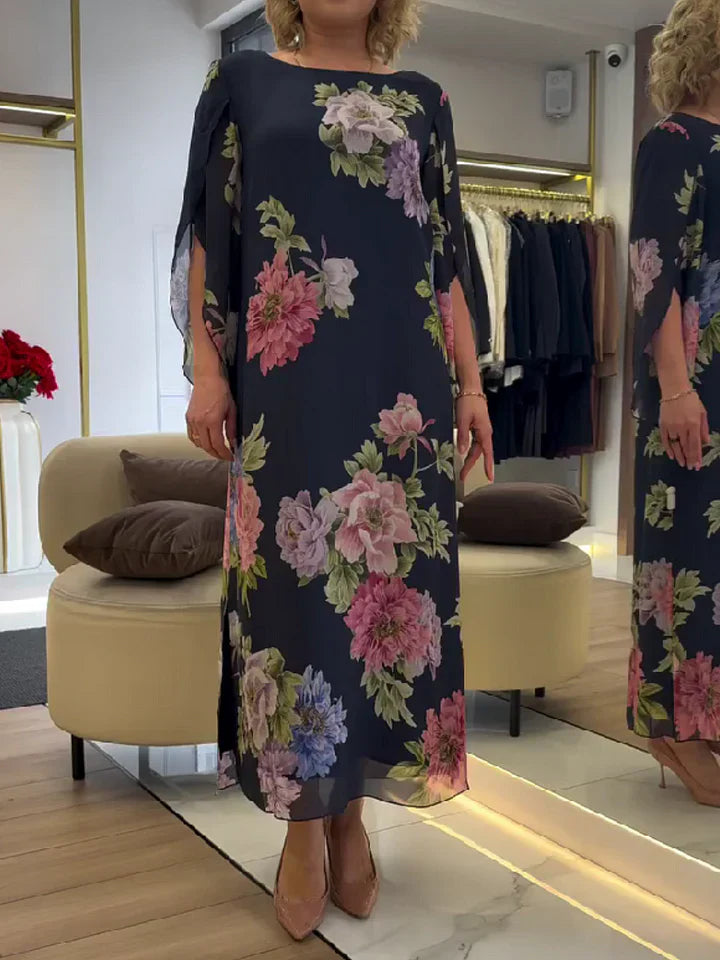 EB ALMA™ | VESTIDO FLORAL SOFISTICADO