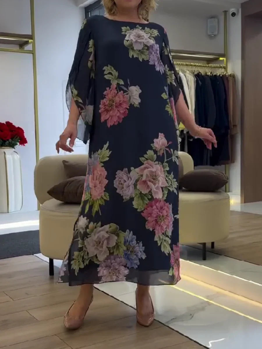 EB ALMA™ | VESTIDO FLORAL SOFISTICADO