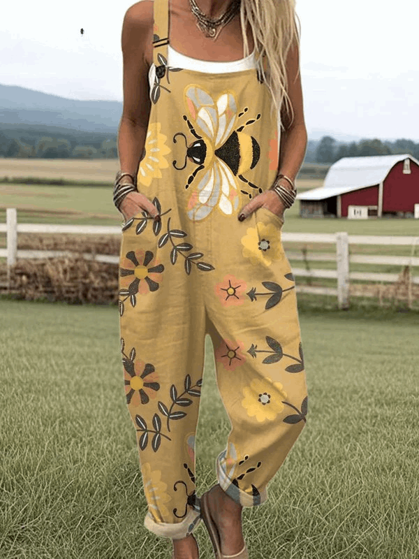 Nova Floral Bee Jumpsuit