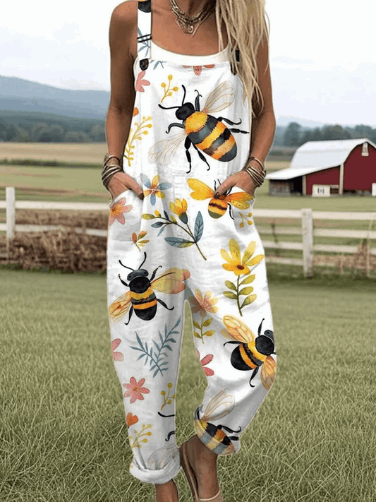 Melody Bee Floral Jumpsuit