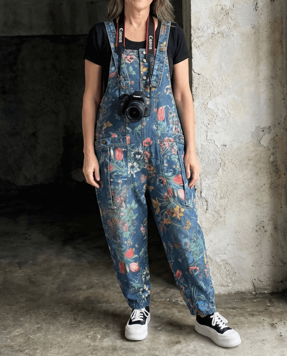 EB FIONA™ | MONO VAQUERO CON ESTAMPADO FLORAL