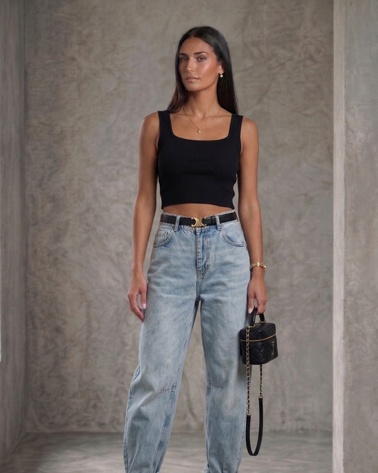 EB Balloon Washed Denim – Edición Atelier