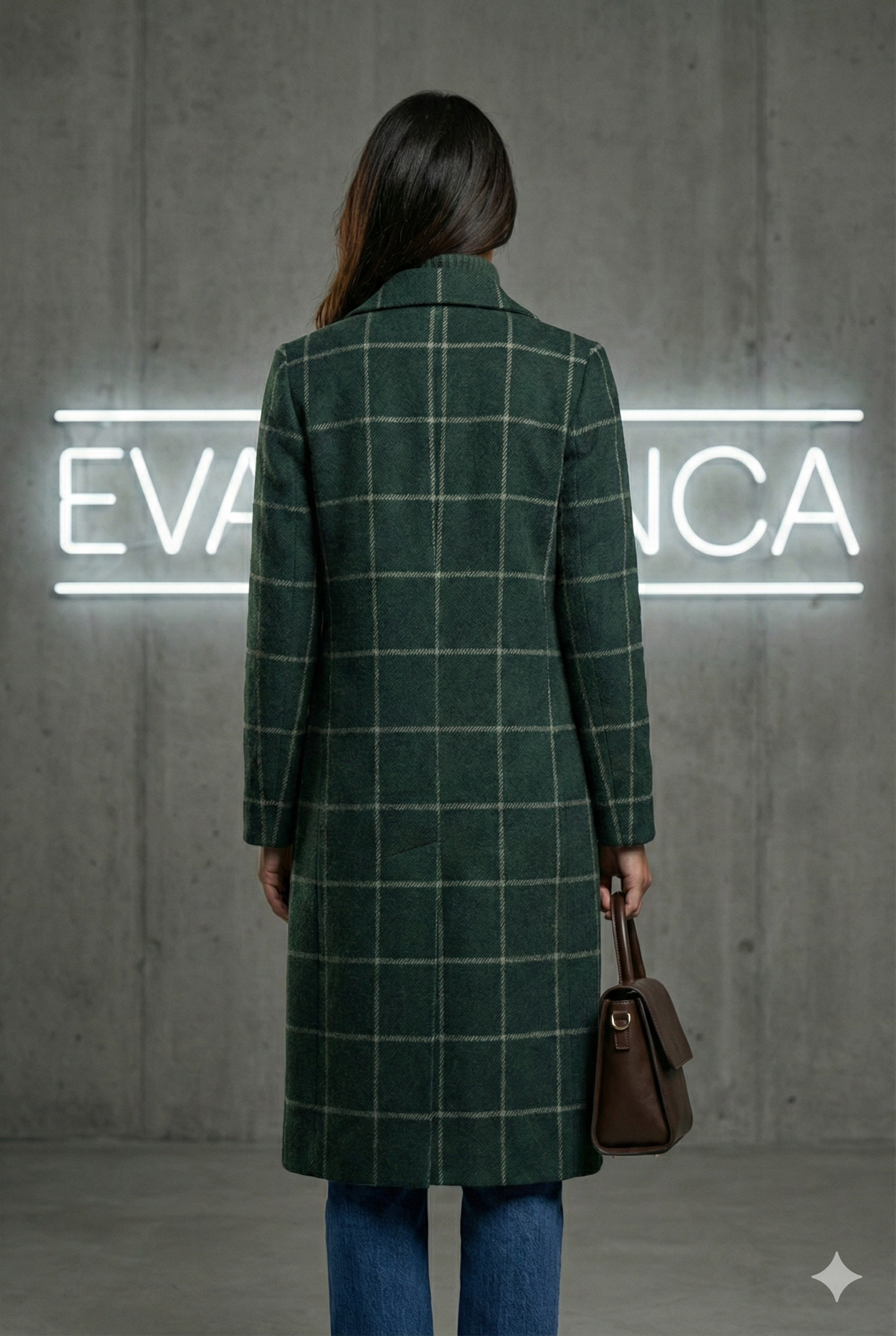 EB VALERIA™ | ELEGANTE ABRIGO DE LANA A CUADROS