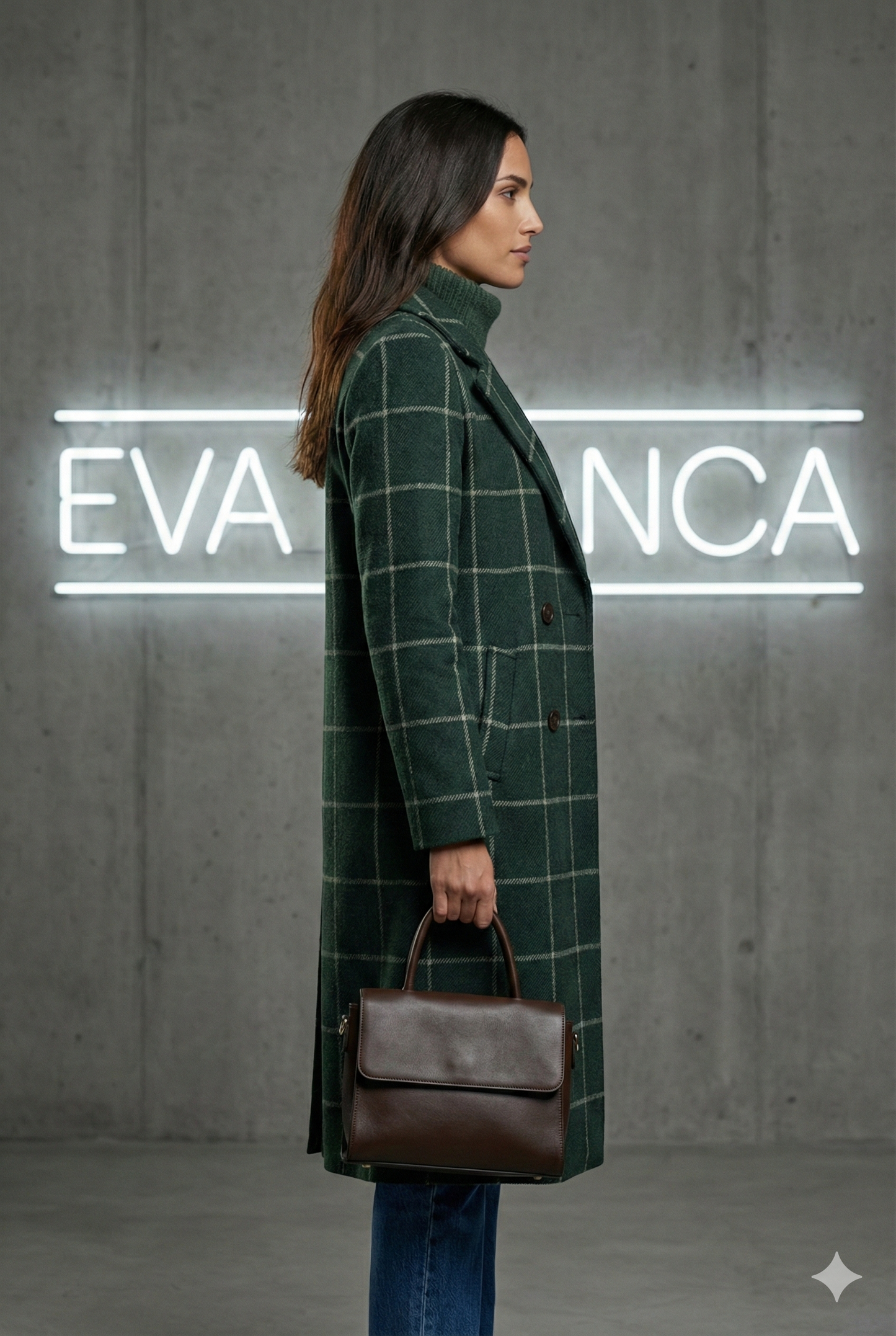 EB VALERIA™ | ELEGANTE ABRIGO DE LANA A CUADROS