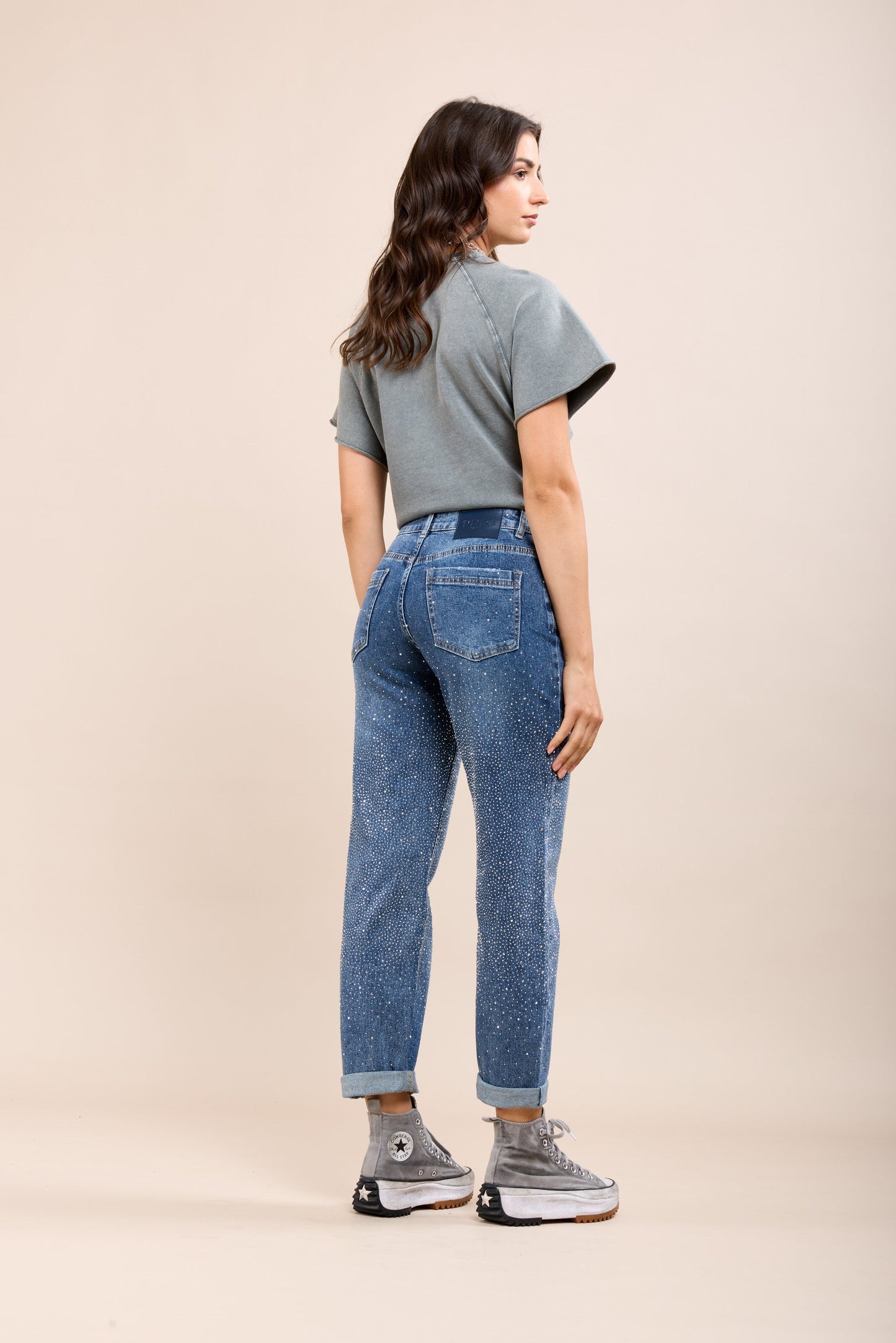 EB Strass Boyfriend Jeans