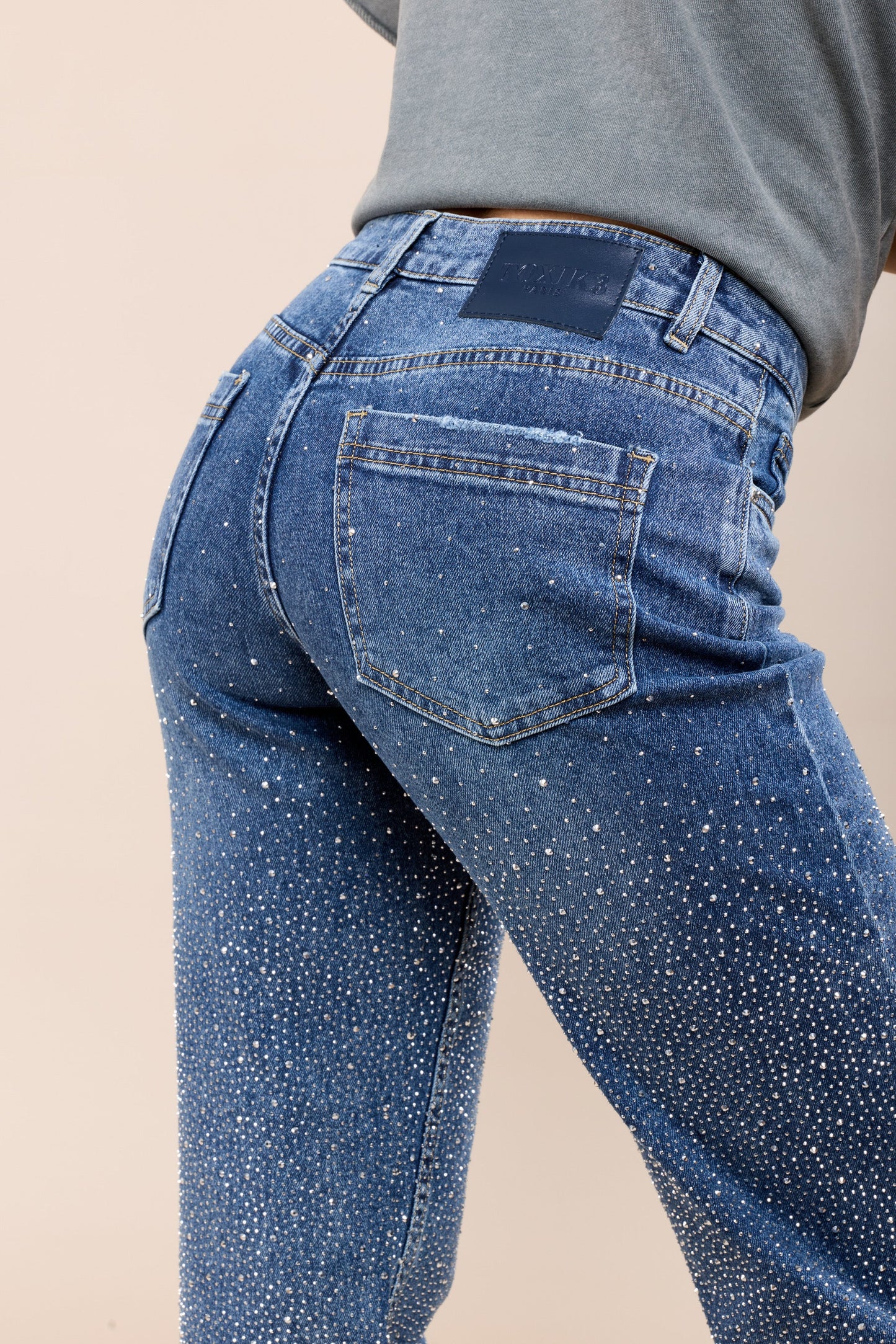 EB Strass Boyfriend Jeans