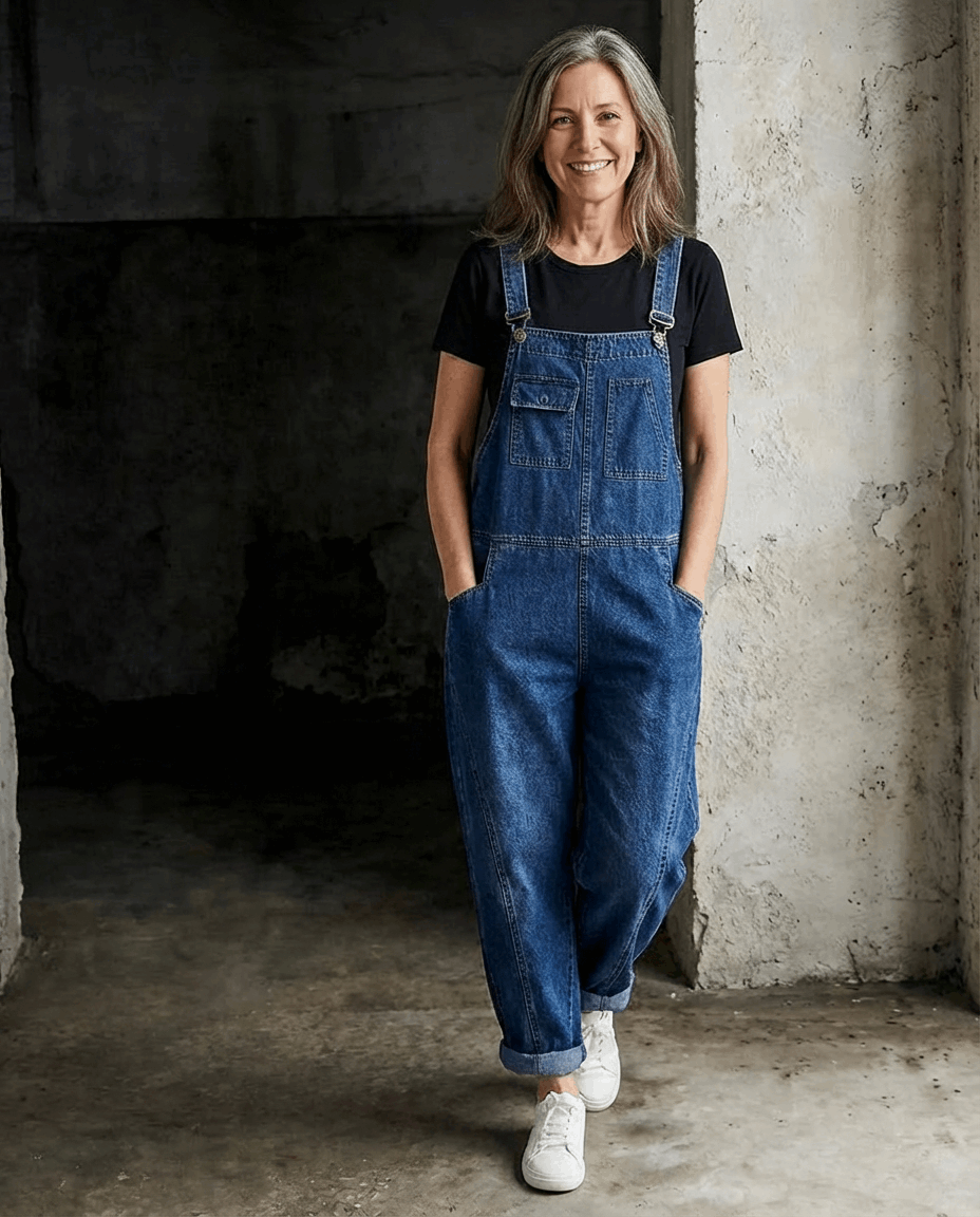 EB JASMINE™ | MONO VAQUERO BAGGY DE CORTE HOLGADO