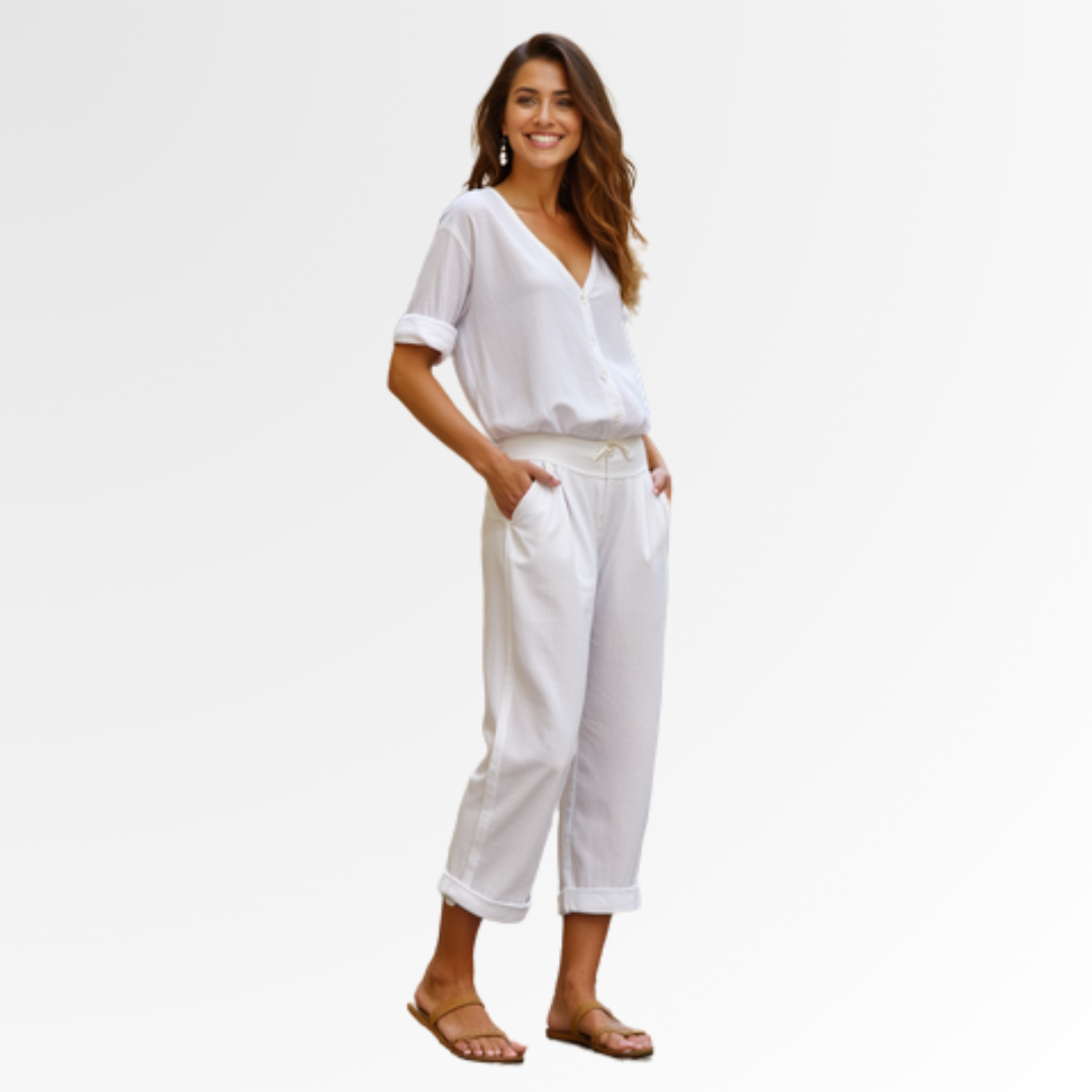 EB Clementine™ | Pantalón Ligero de Corte Elegante