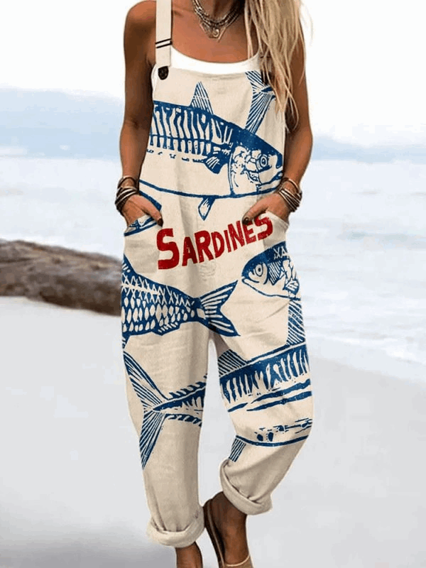 Lucia Coastal Sardines Jumpsuit