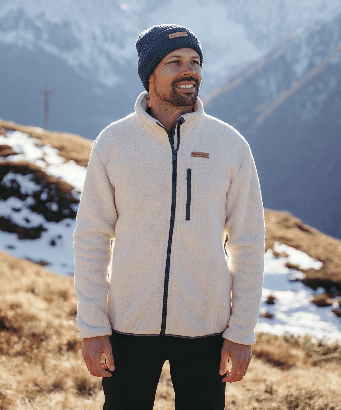 EB Chaqueta Sherpa Fleece para hombre.