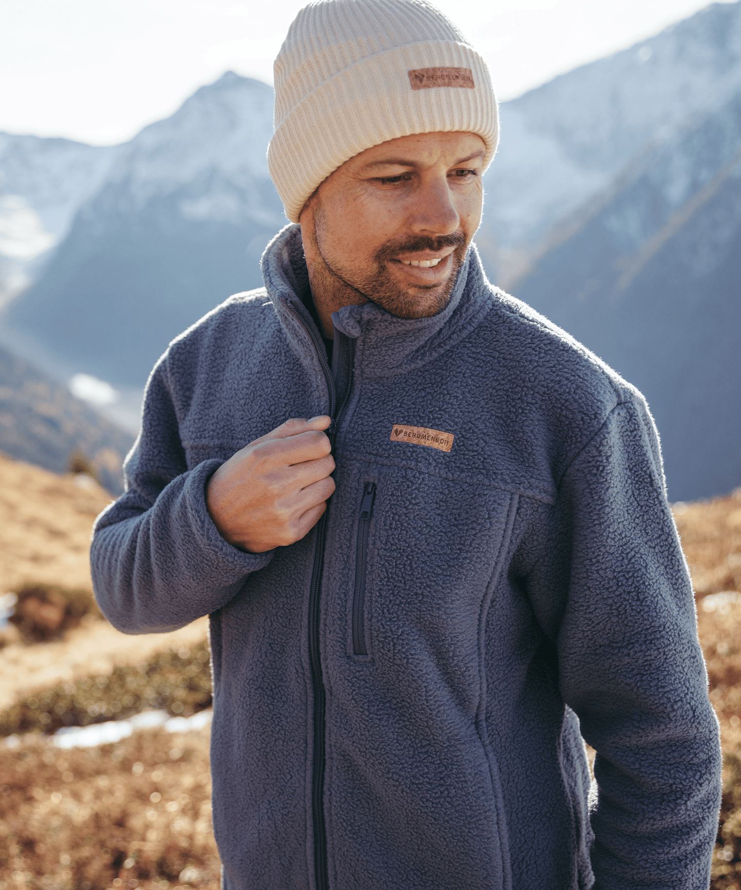 EB Chaqueta Sherpa Fleece para hombre.