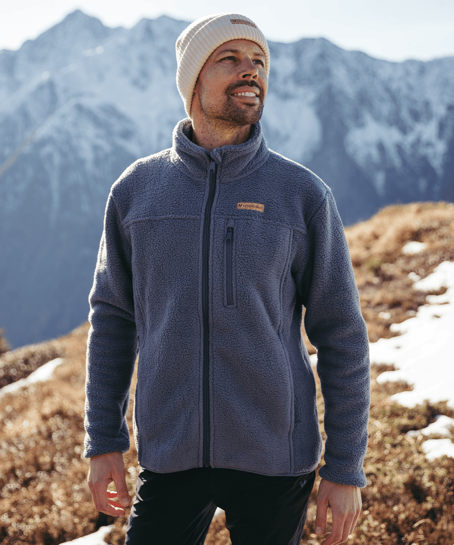 EB Chaqueta Sherpa Fleece para hombre.