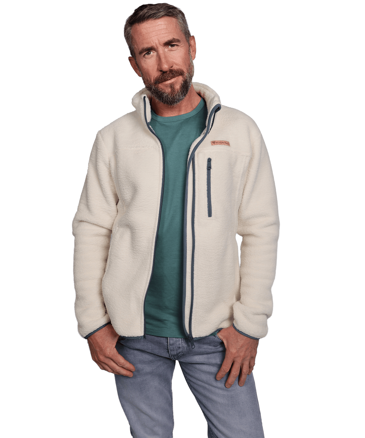 EB Chaqueta Sherpa Fleece para hombre.