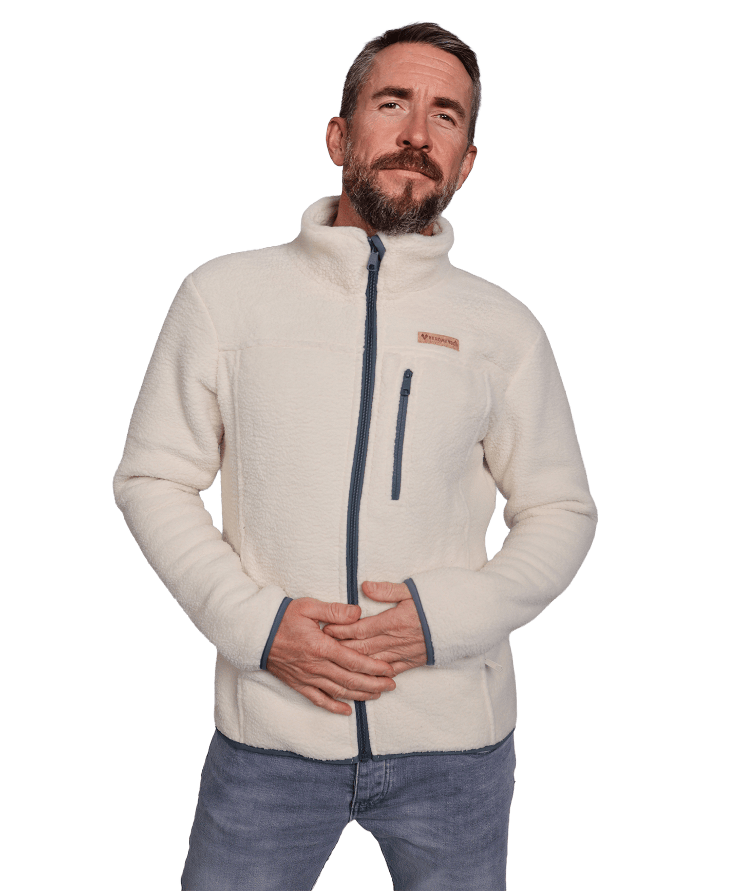 EB Chaqueta Sherpa Fleece para hombre.
