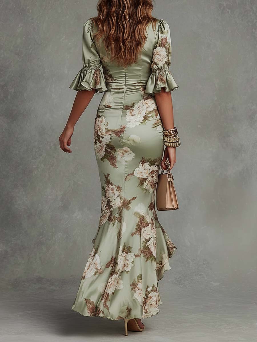 EB LEONORA™ | VESTIDO SATÉN QUE AFINA LA SILUETA