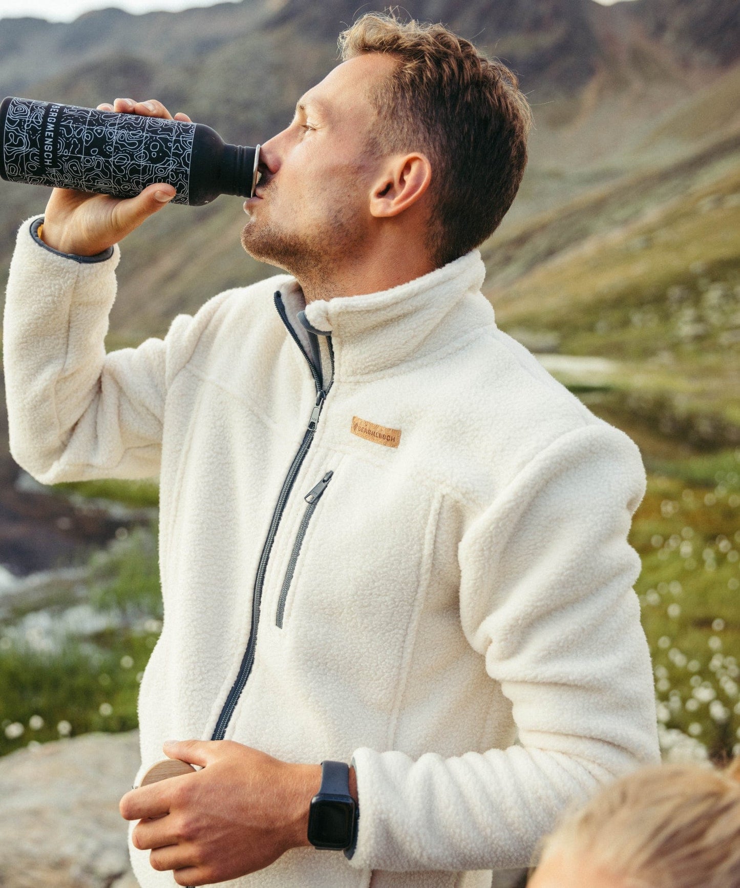 EB Chaqueta Sherpa Fleece para hombre.