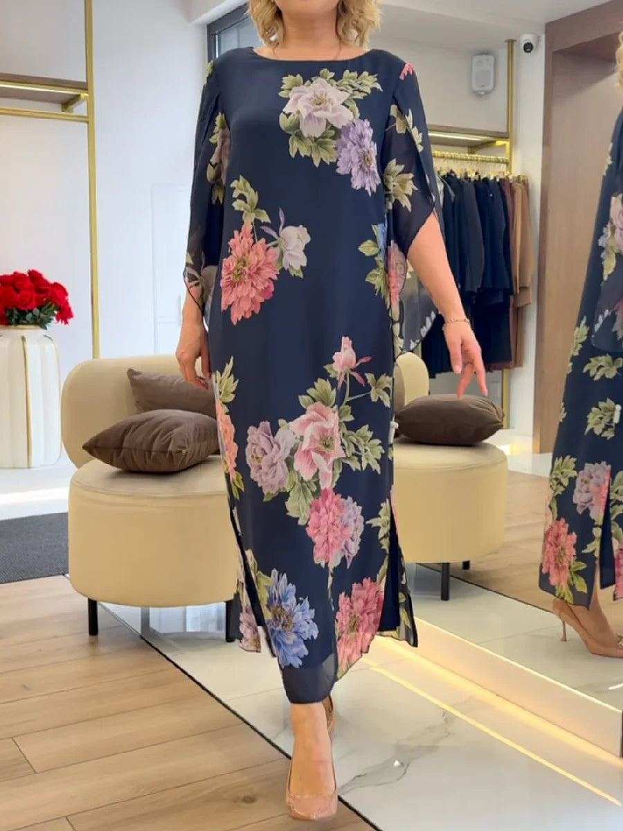 EB ALMA™ | VESTIDO FLORAL SOFISTICADO