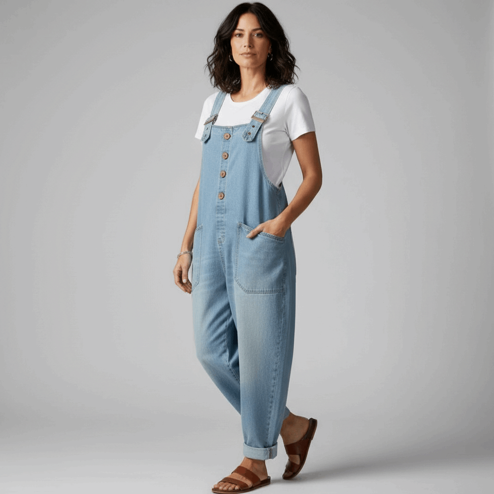 EB ALBA™ | MONO DENIM RELAJADO
