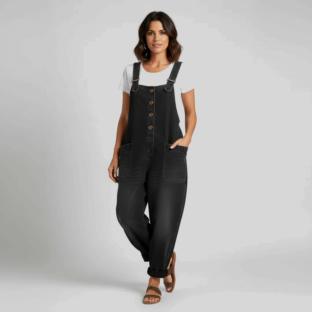 EB ALBA™ | MONO DENIM RELAJADO