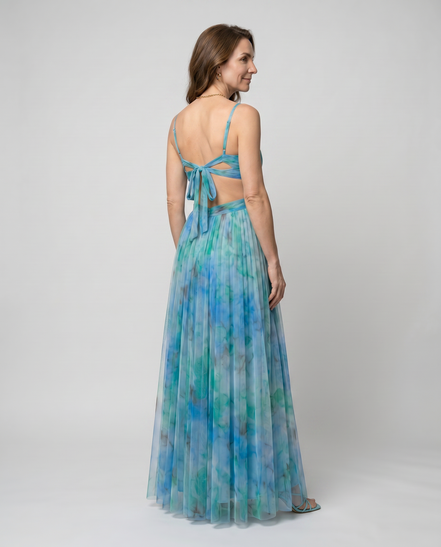 EB ALYSSA™ | VESTIDO LARGO FLORAL ESTILO REFINADO Y EXCLUSIVO