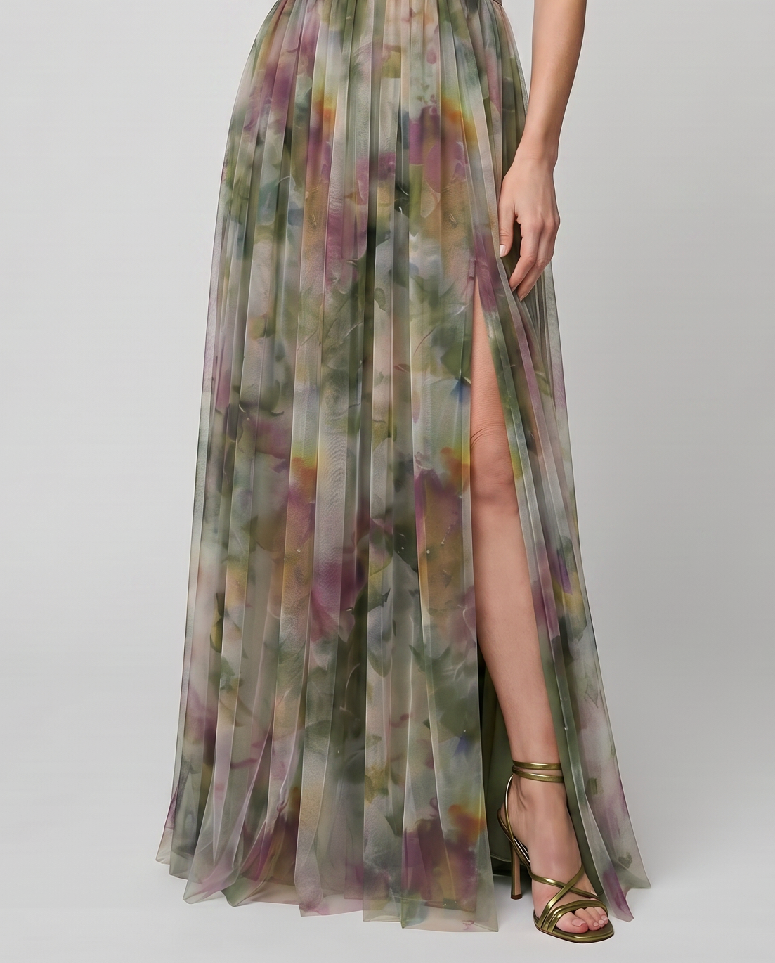EB ALYSSA™ | VESTIDO LARGO FLORAL ESTILO REFINADO Y EXCLUSIVO