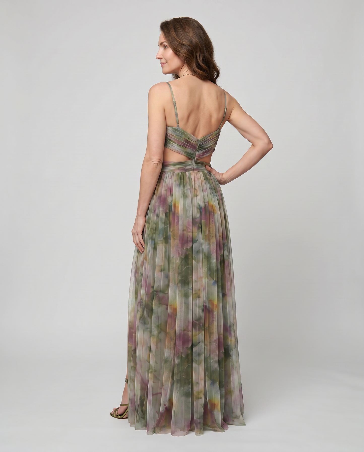 EB ALYSSA™ | VESTIDO LARGO FLORAL ESTILO REFINADO Y EXCLUSIVO