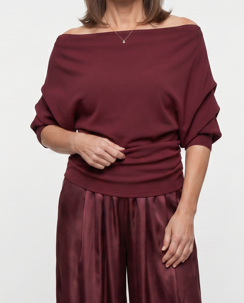 EB GALA™ | ELEGANTE TRAJE CON HOMBROS DESCUBIERTOS