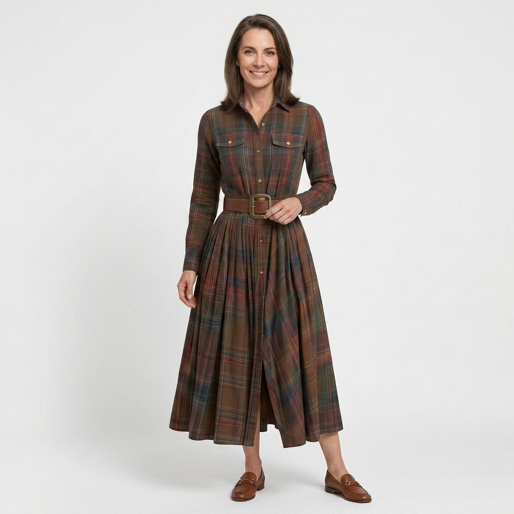 EB SABANA™ | VESTIDO LARGO RETRO