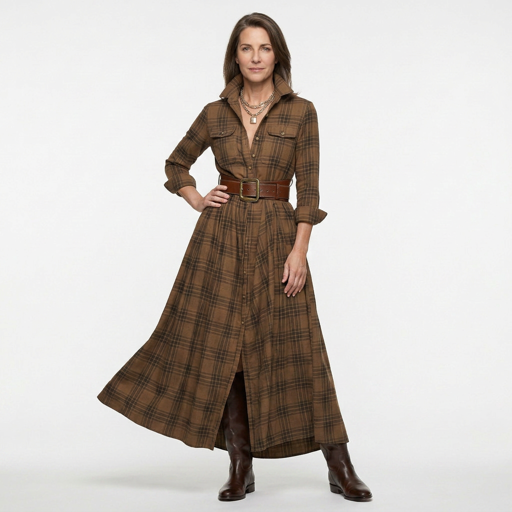 EB SABANA™ | VESTIDO LARGO RETRO