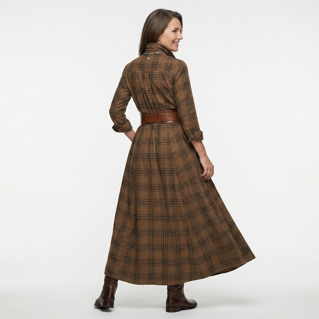 EB SABANA™ | VESTIDO LARGO RETRO