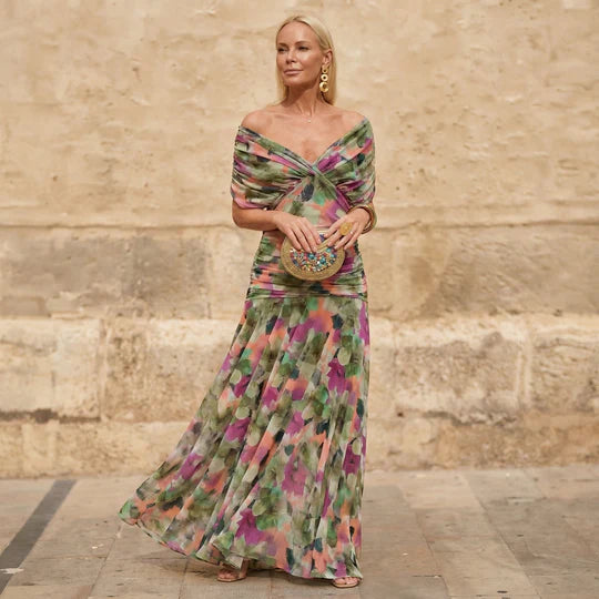 EB MARÍA | VESTIDO SOFISTICADO ESCOTE EN V