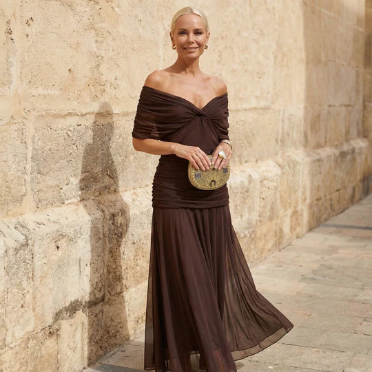 EB MARÍA | VESTIDO SOFISTICADO ESCOTE EN V