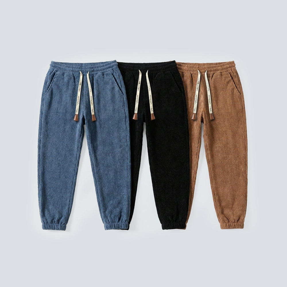 Exclusivo Pack de 3 x Velour Comfort™|Pantalón de pana premium