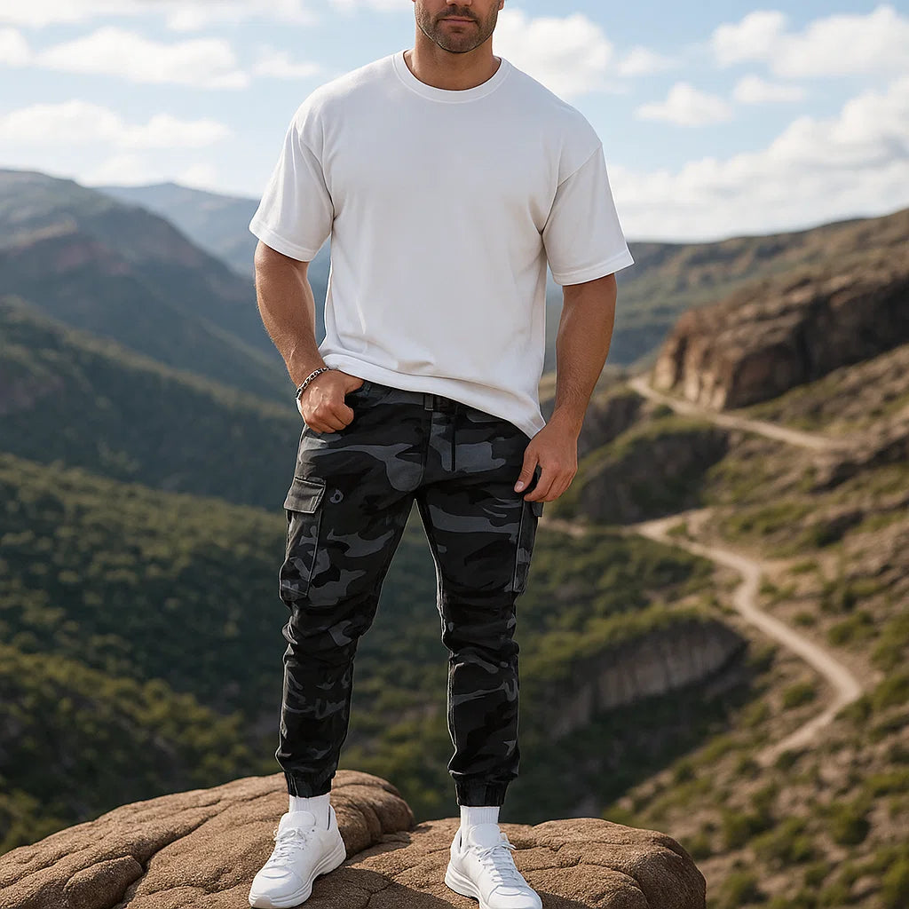 Pantalones de camuflaje de alta calidad.