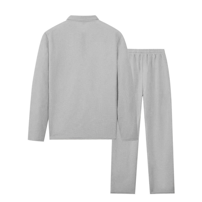EB Conjunto de Punto Waffle para Hombre